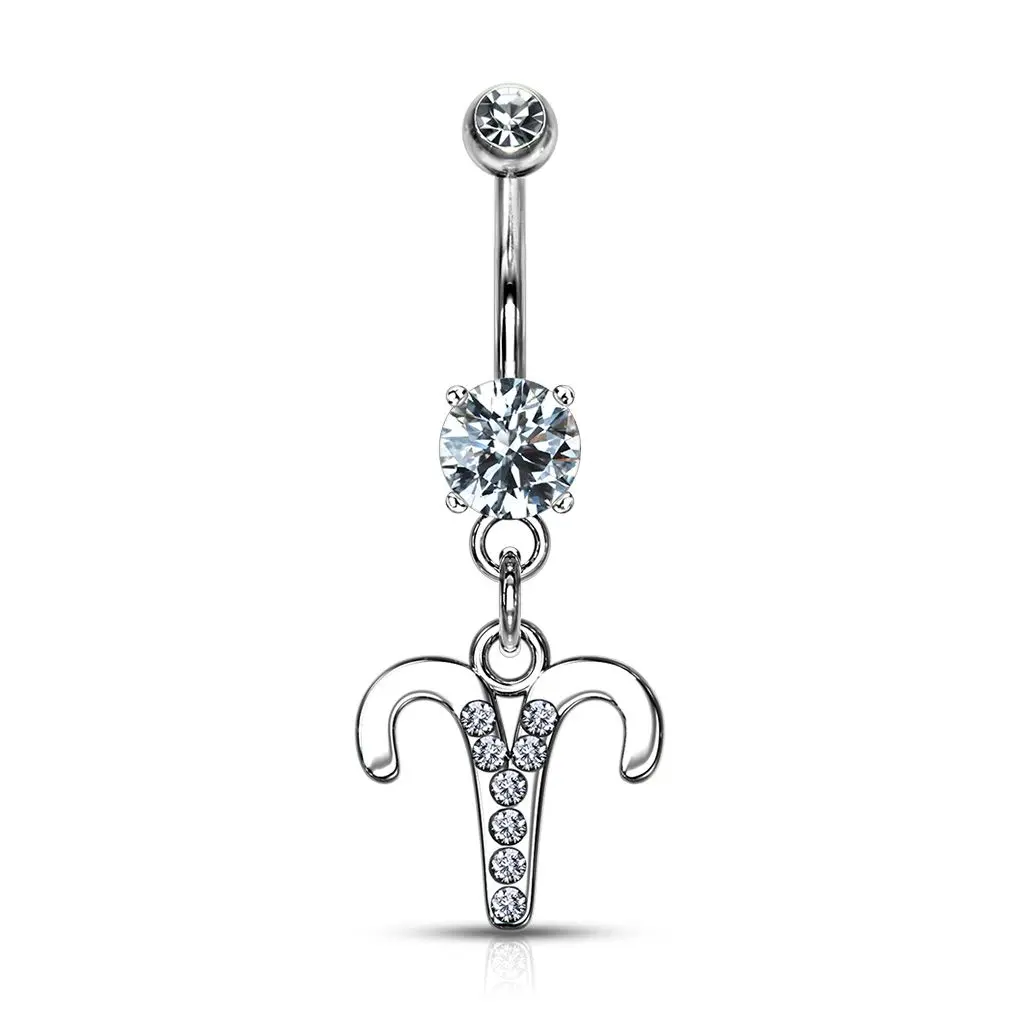 Piercing do pupíku - znamení beran - WP01141-09