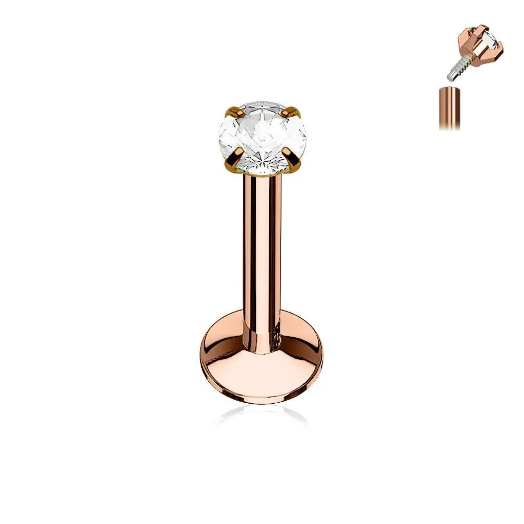 S4U Piercing do brady zlacený (1,2 x 8 mm) - LB01081RD-1208