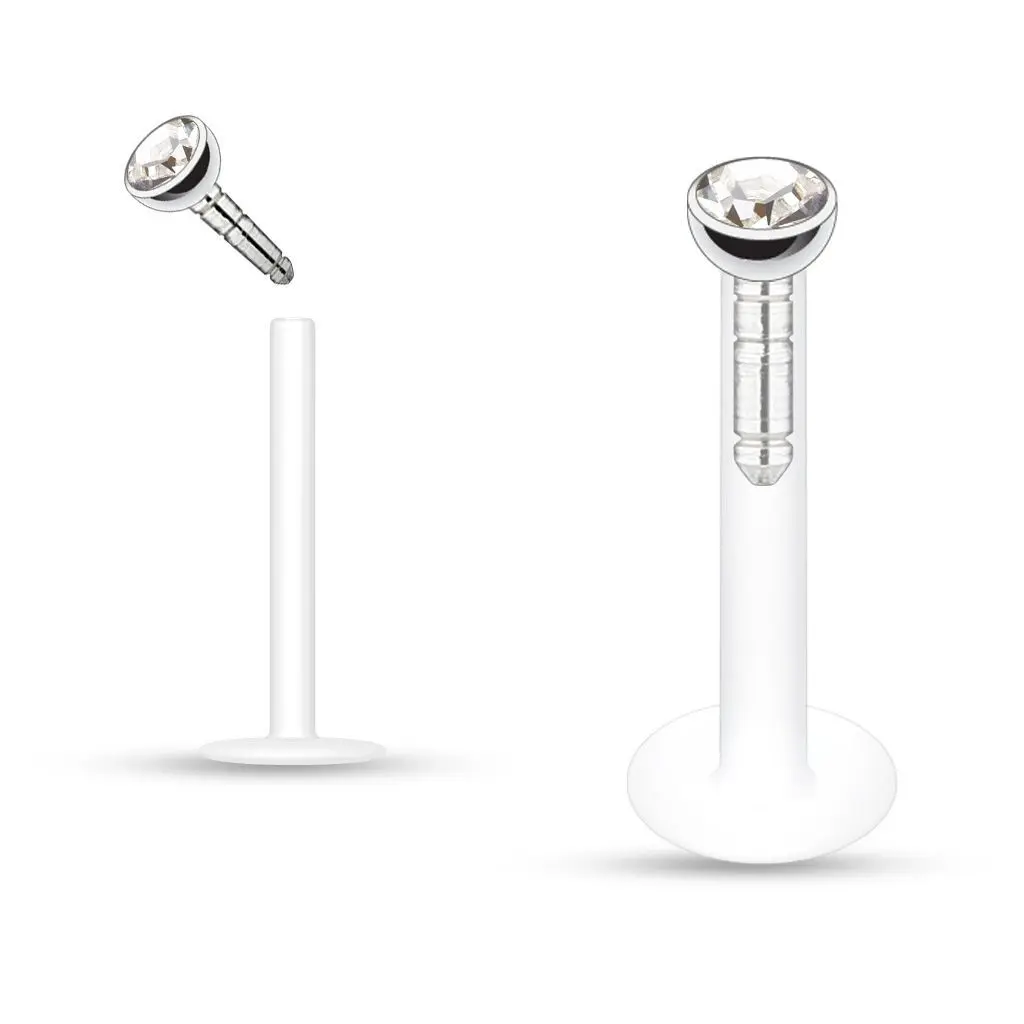 S4U Labreta BioFlex, zirkon 2 mm (čirá) - LB01034-C