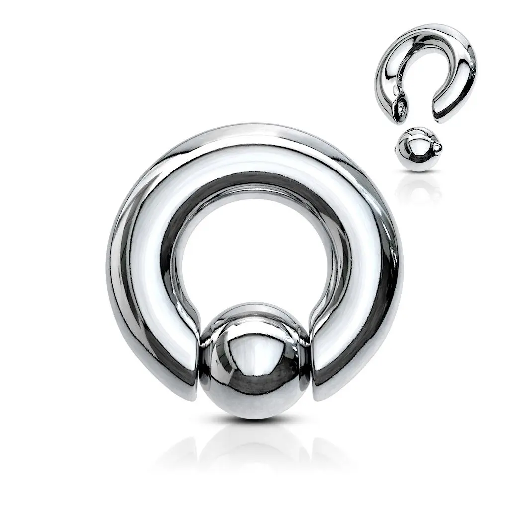 Piercing - kruh (6 x 12 mm, kulička 10 mm) - K01037-6012