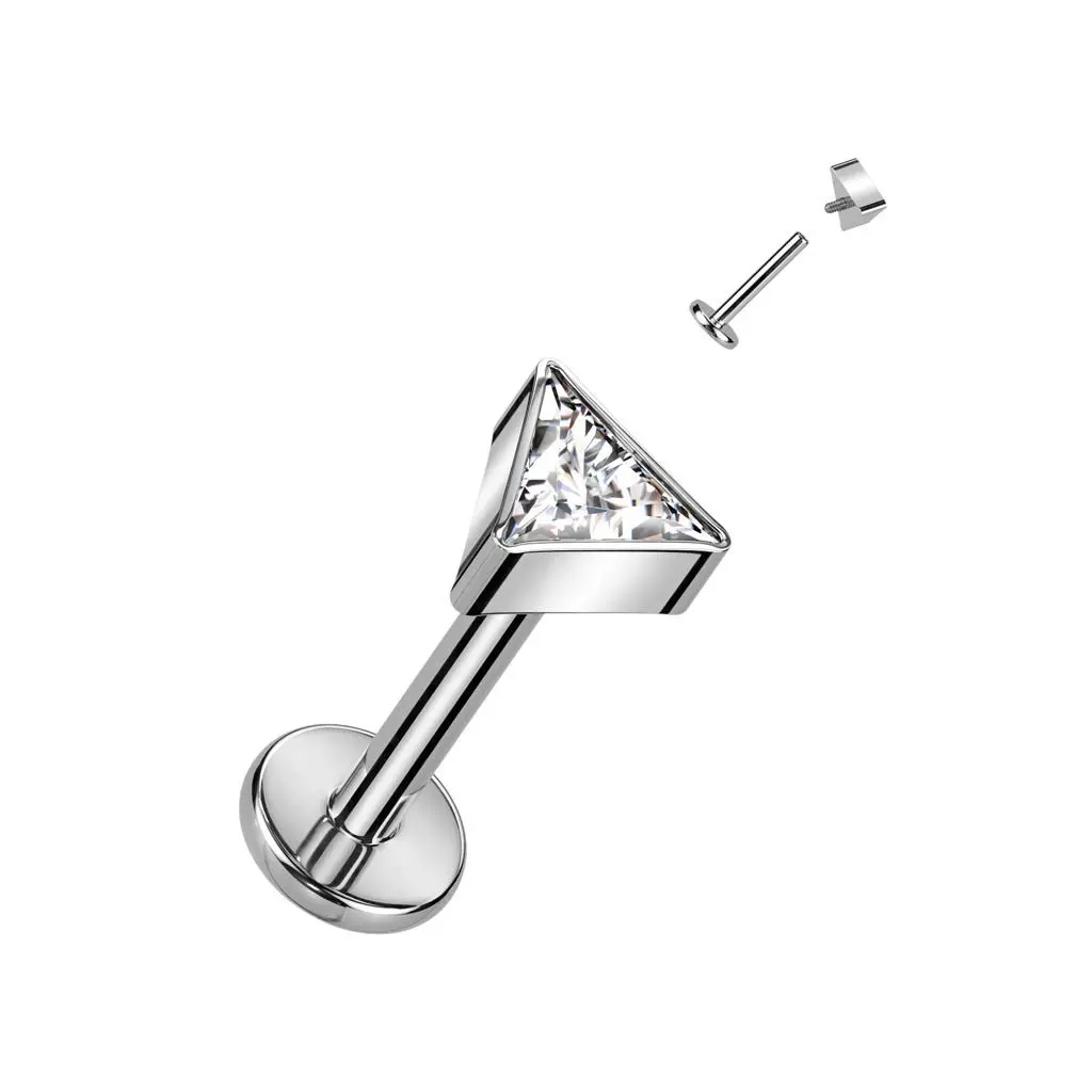 S4U Piercing do brady - labreta TITAN trojúhelník