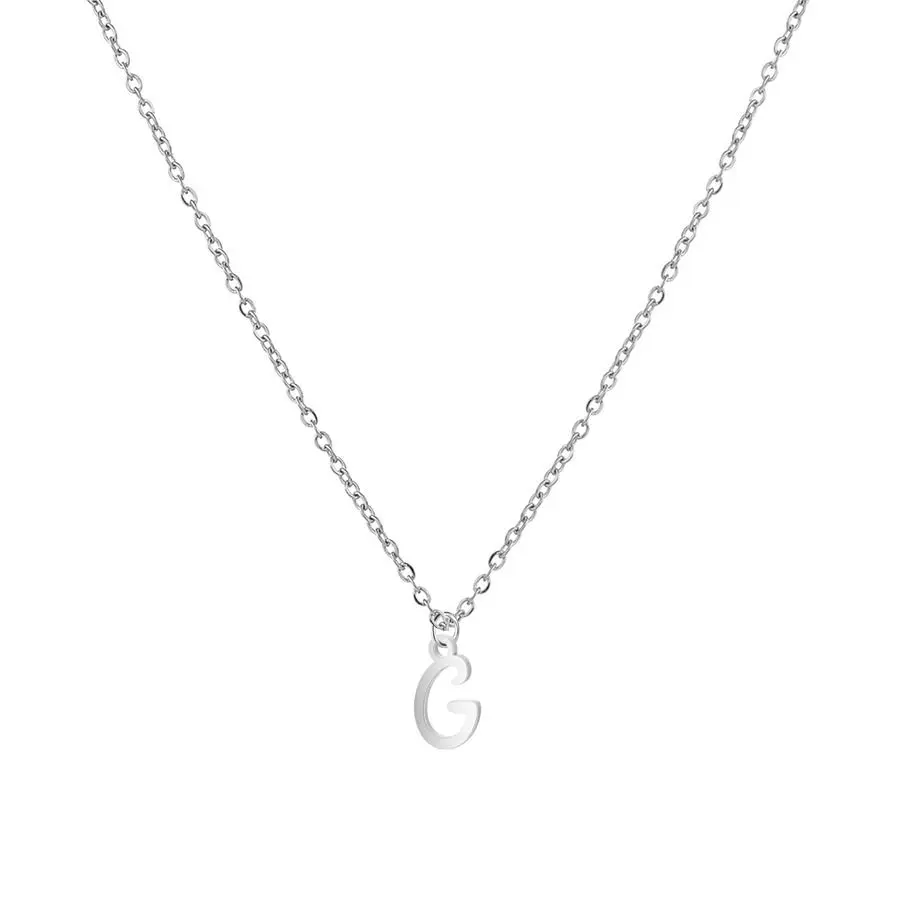 S4U Ocelový náhrdelník, písmeno G - OPD0339-G