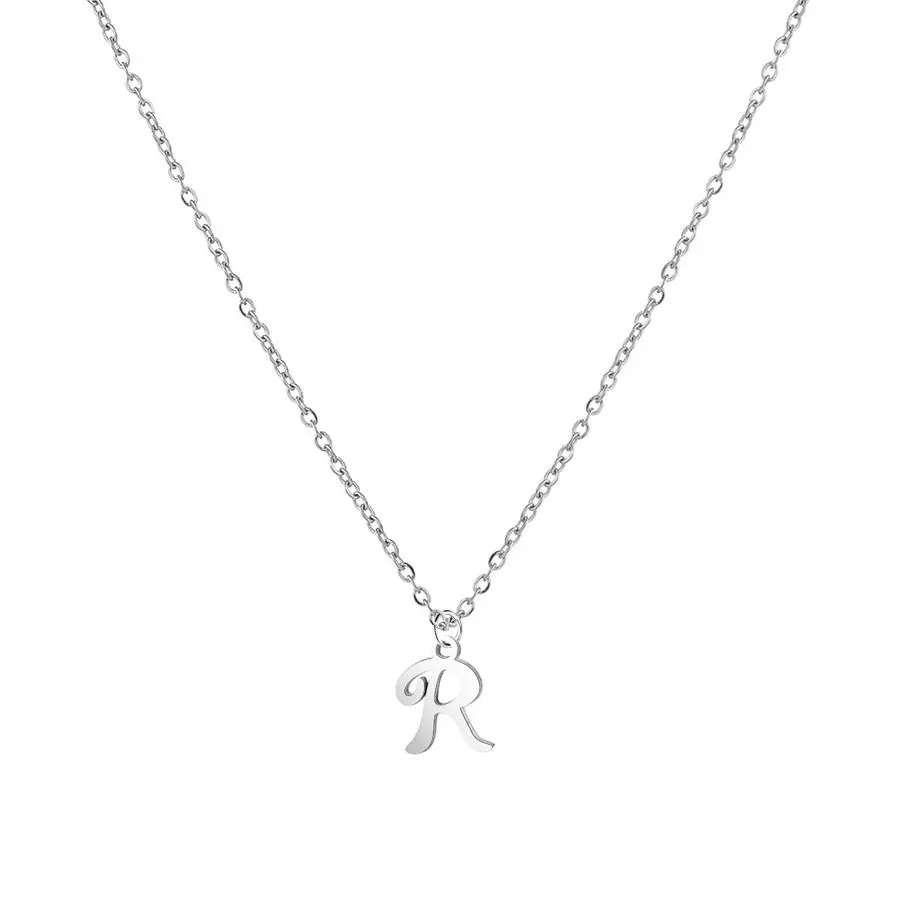 S4U Ocelový náhrdelník, písmeno R - OPD0339-R