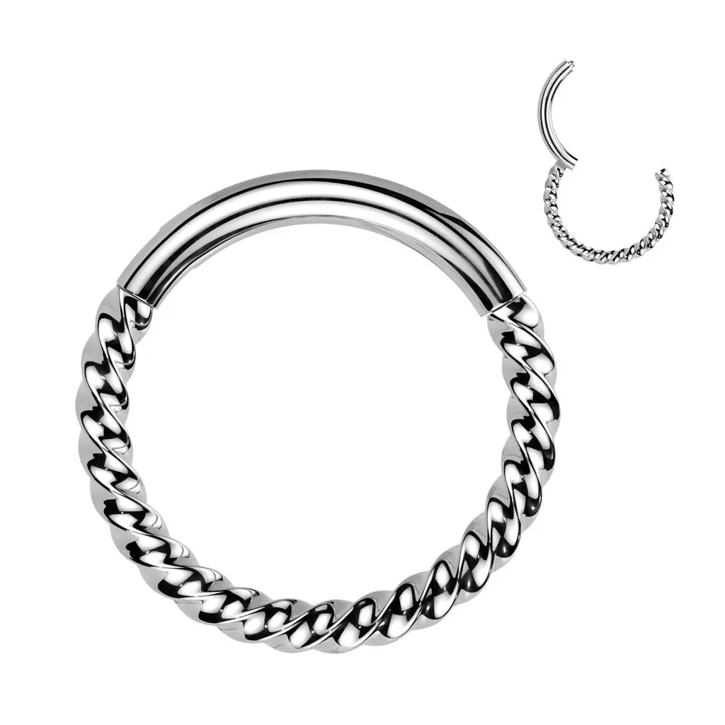 Segment kruh kroucený - helix / cartilage / tragus piercing (1,2 x