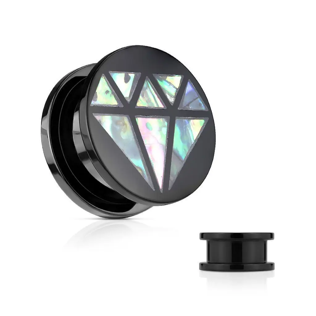 MARRE Akrylátový plug s perletí (14 mm)