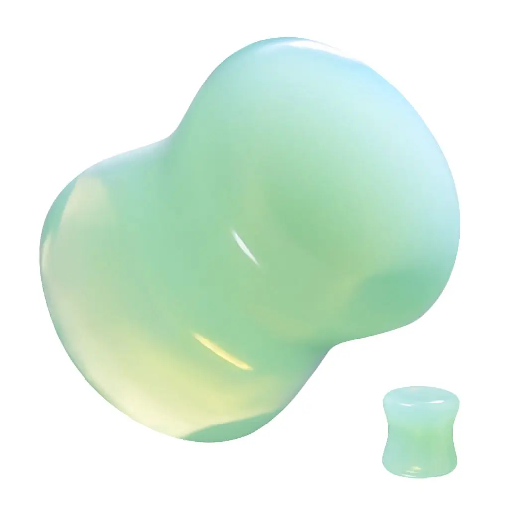 MARRE Plug do ucha zelený opalit (25 mm) - PL001-25