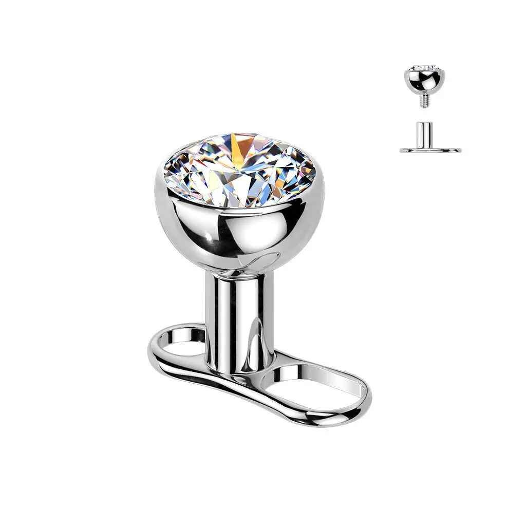 S4U Kompletní microdermal piercing TITAN, 1,6mm (4 mm) - MD053-04