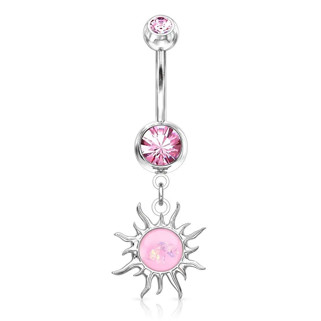 S4U Visací piercing do pupíku sluníčko