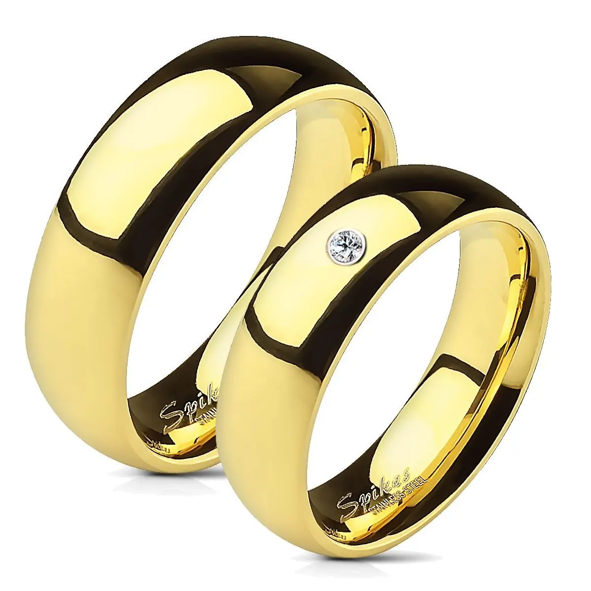 OPR1495 Snubní prsteny chirurgická ocel š. 6 mm - pár - OPR1495-6-Zr