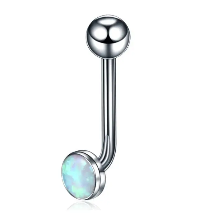 S4U Christina piercing opál (světle modrá) - KT002-OP16