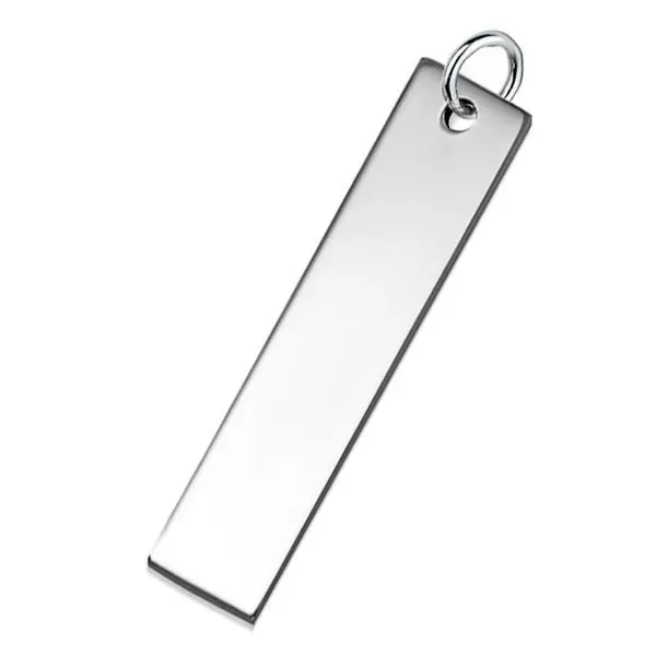 MARRE Ocelový přívěsek - obdélník 10 x 45 mm - DR1188