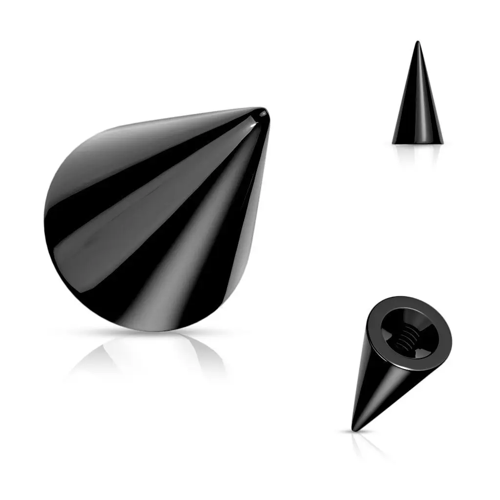 Náhradní černá ocelové špička 1,6 mm - kónus (4 x 12 mm) - ND023K-16412