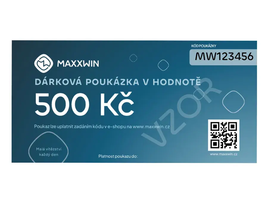 MAXXWIN DÁRKOVÝ POUKAZ 500 Kč