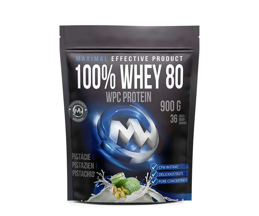 MAXXWIN PROTEIN 100% WHEY 80 pistácie 900 g