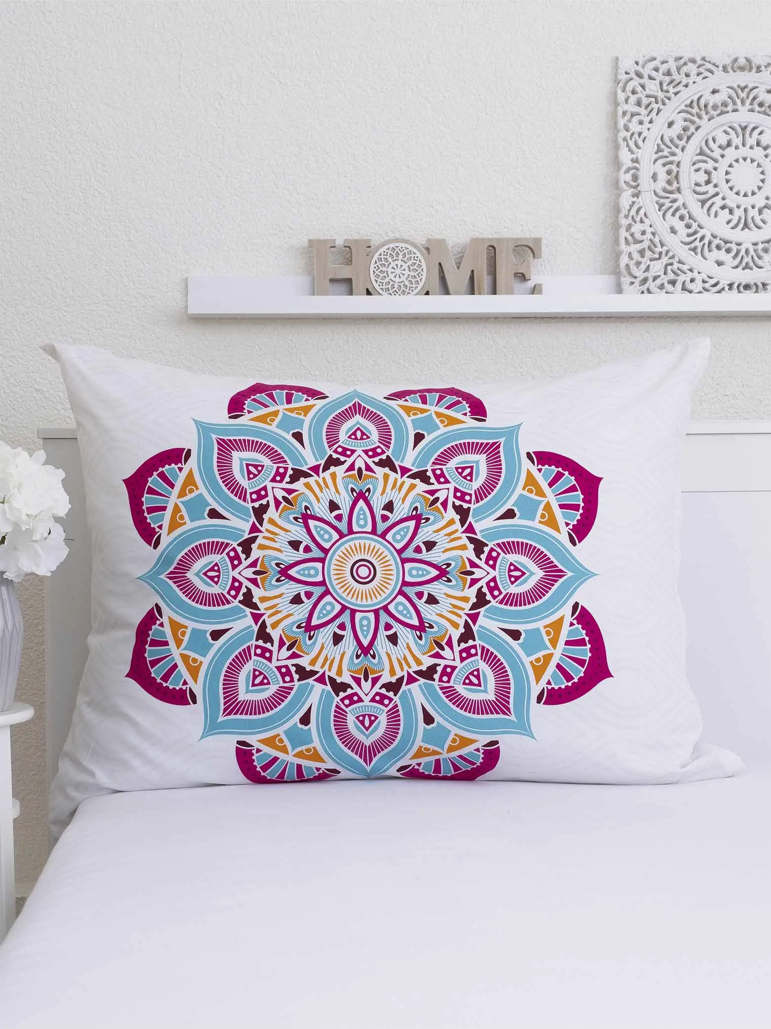 MKLuzkoviny.cz Bavlněný povlak na polštář Renforcé 70 x 90 cm - Mandala