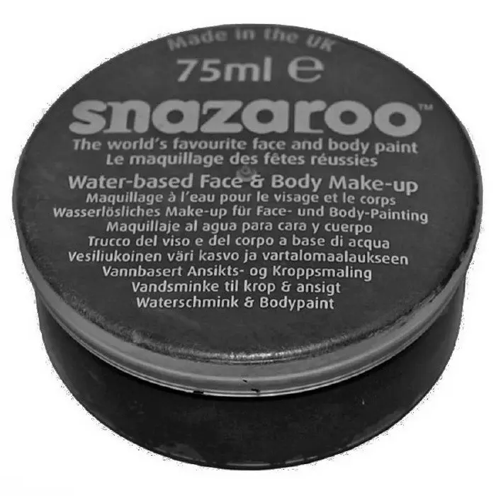 Snazaroo barva na obličej černá 75ml -