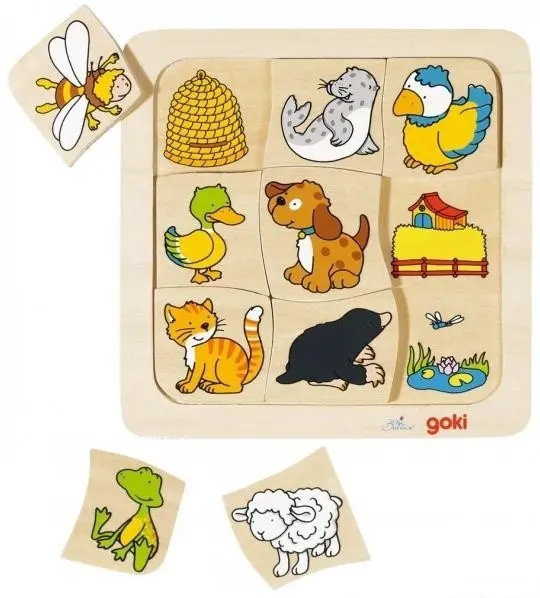 Puzzle: Kde žijú? - hra z kategorie Maxi dieliky