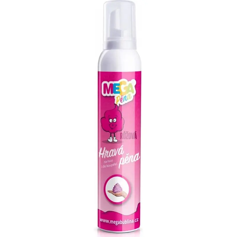 Megapěna - růžová 200 ml