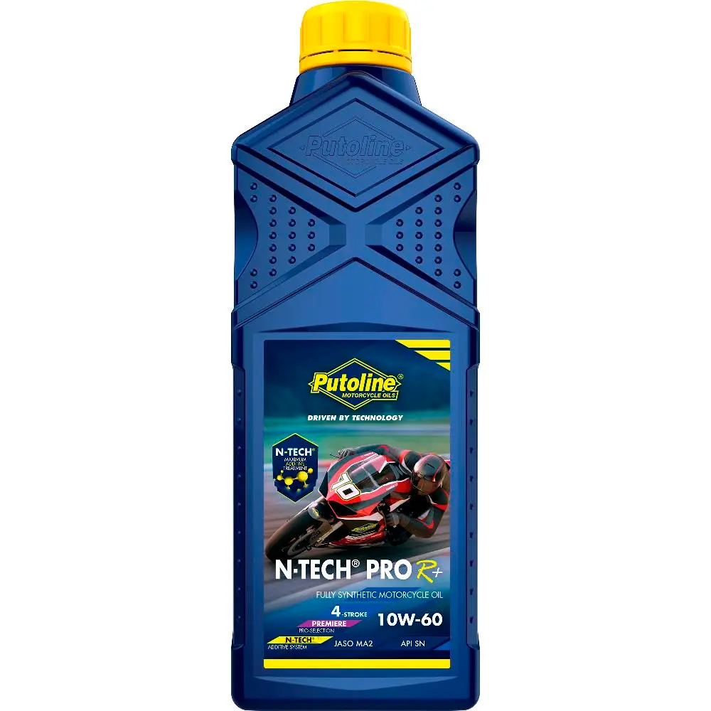 PUTOLINE Motorový olej N-Tech Pro R+ 10W60 4T 1L Road/OFF-Road (Nejpokročilejší, plně syntetický olej pro 4-taktní motory, jaký kdy společnost)