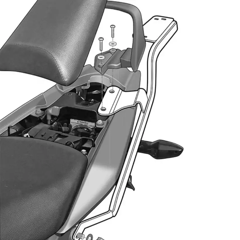 SHAD Montážní sada pro horní kufr Top master H0CB19ST HONDA CBF 125 (Montážní sada pro horní kufr SHAD, vhodná pro všechny typy. Nemusíte objednávat)