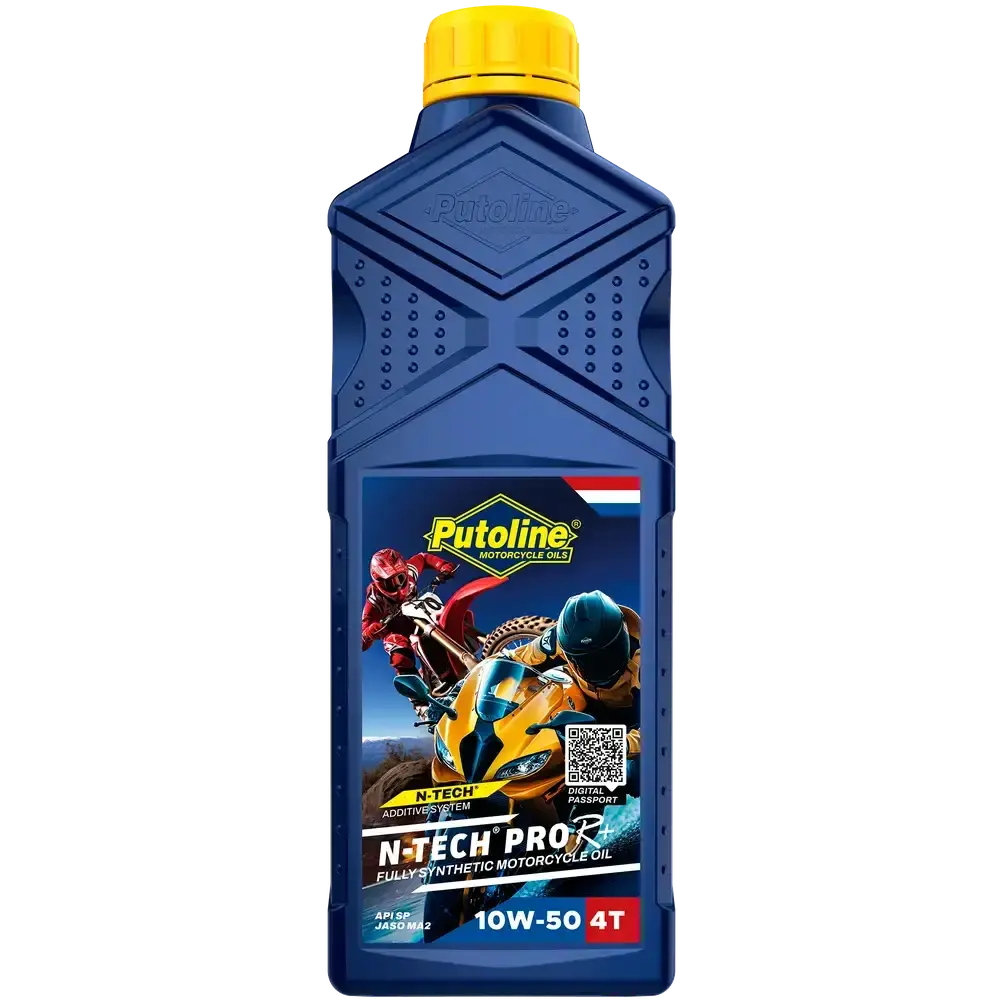 PUTOLINE Motorový olej N-Tech Pro R+ 10W50 4T 1L Road/OFF-Road (Nejpokročilejší, plně syntetický olej pro 4-taktní motory, jaký kdy společnost)