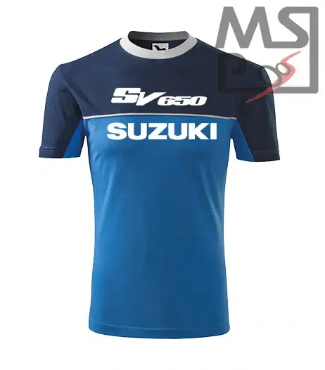 MSP Pánské triko s motivem Suzuki SV650 L modré