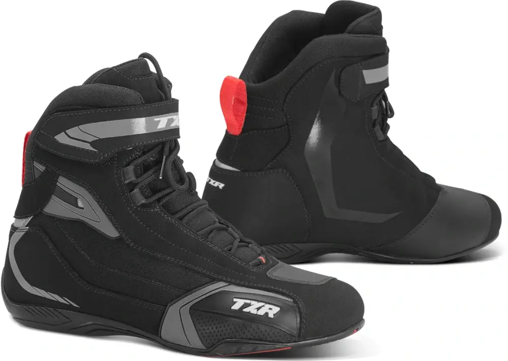TXR Boty na motorku Xline 42 (Krásné nízké moto boty z Micro syntetické kůže, uvnitř s podšívkou pro regulaci teploty a anatomickou stélkou.)