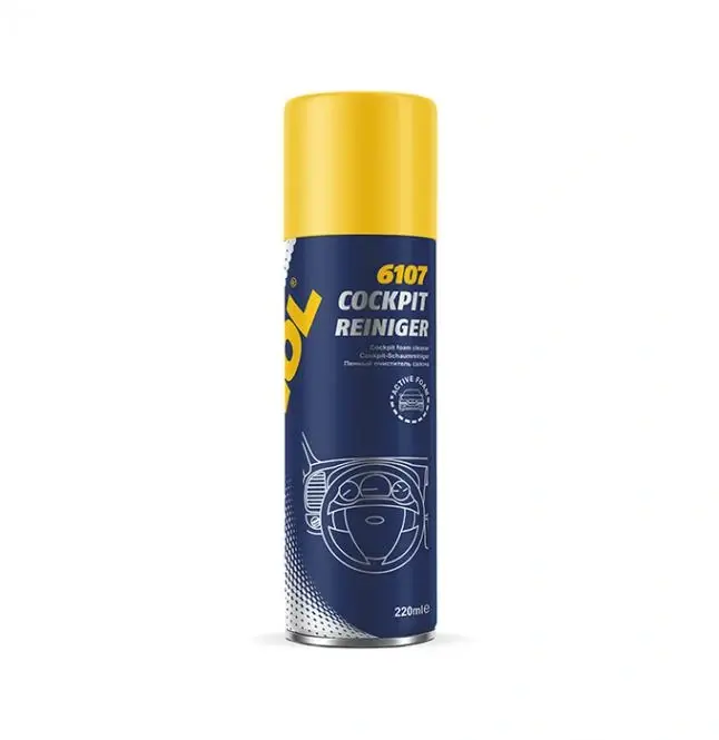 MANNOL 6107 Cockpit-Reiniger New Car - 220ml (Čistič palubní desky s vůní - nové auto)