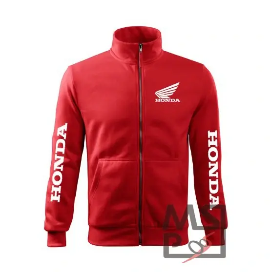 Pánská mikina s motivem Honda 14 červená M