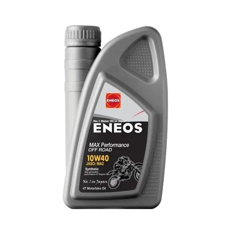 ENEOS Motorový olej MAX Performance OFF ROAD 10W40 1l (Syntetický vysoce výkonný motorový olej pro čtyřtaktní terénní motocykly)