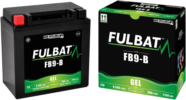FULBAT FB9-B 12V 9Ah 115A 135x75x139mm L+ GEL bezúdržbová motobaterie