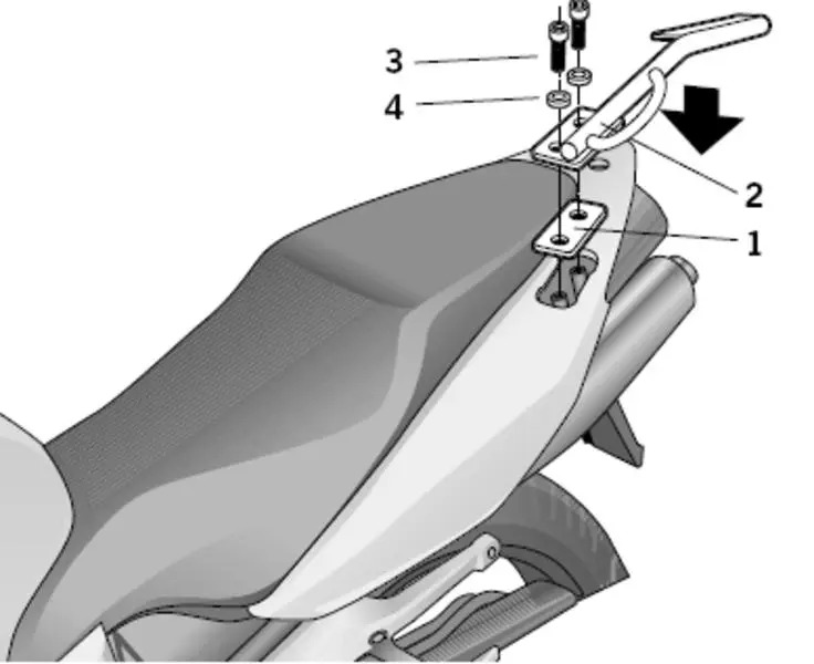 SHAD Montážní sada pro horní kufr Top master H0VF82ST HONDA VFR 800 VTEC (Montážní sada pro horní kufr SHAD, vhodná pro všechny typy. Nemusíte)