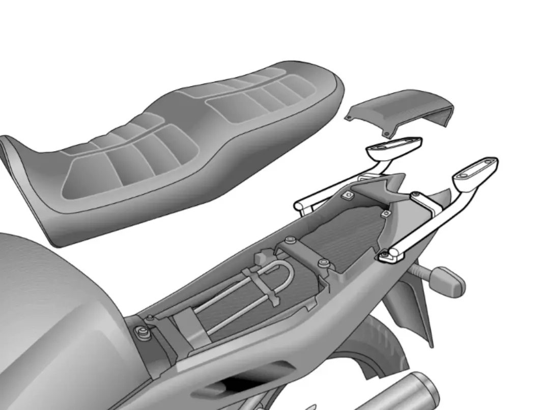 SHAD Montážní sada pro horní kufr Top master Y0XJ94ST YAMAHA XJ 900 (Montážní sada pro horní kufr SHAD, vhodná pro všechny typy. Nemusíte objednávat)