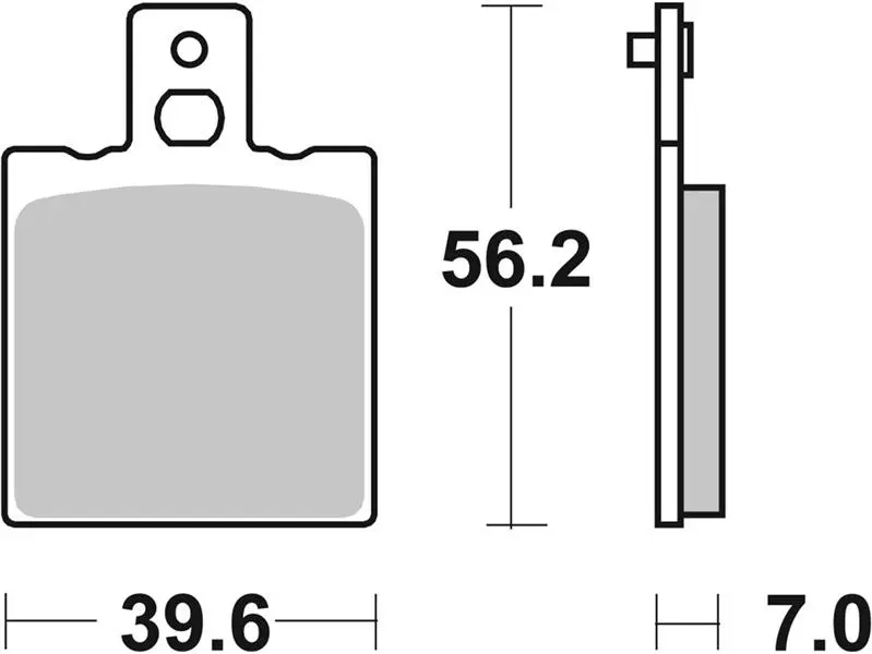 SBS Brzdové destičky 519LS