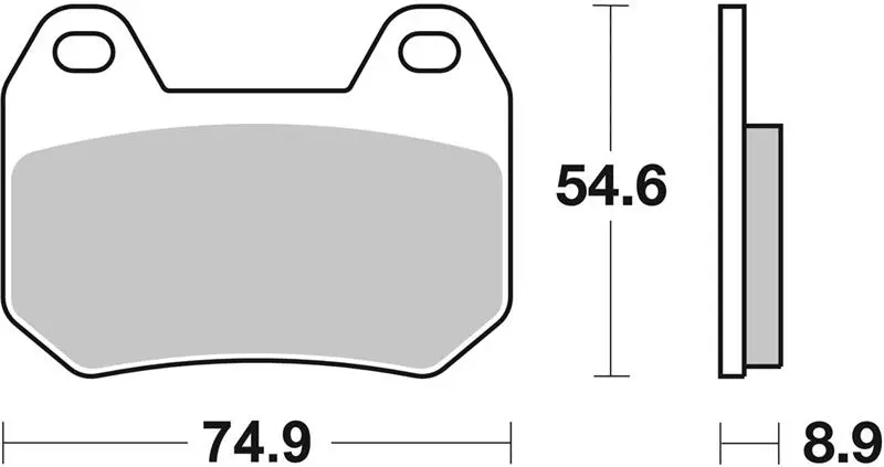 SBS Brzdové destičky 746HF
