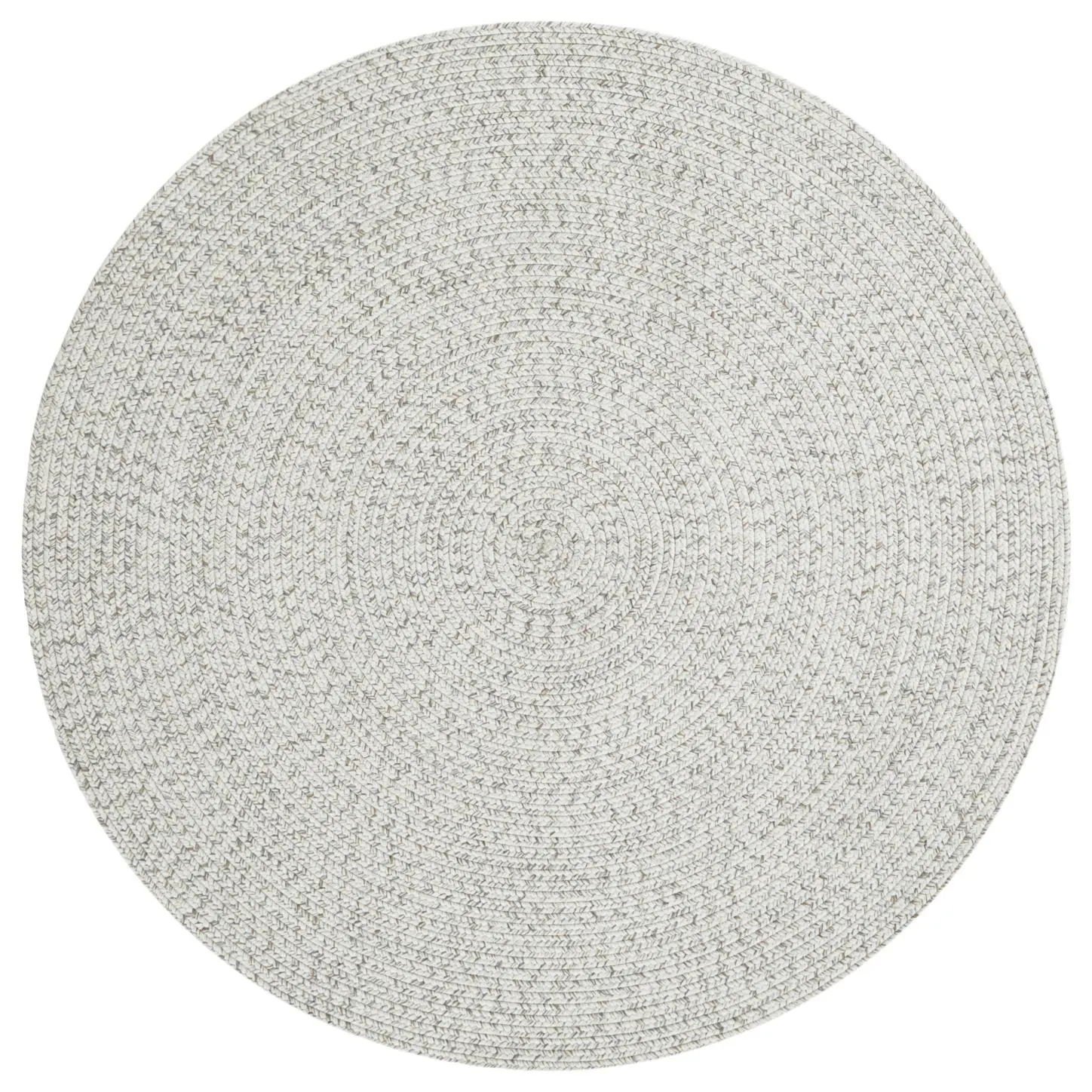 Kusový koberec Braided 105553 Light Melange kruh – na ven i na doma Kruh Ø 200 cm