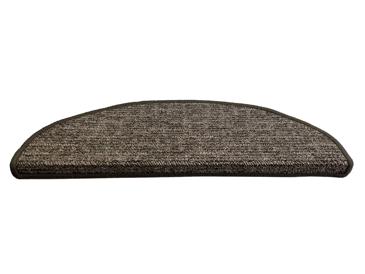 Vopi Nášlapy na schody Alassio hnědé půlkruh, samolepící - 24x65 půlkruh (rozměr včetně ohybu)