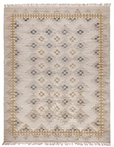 Diamond Carpets India, Ručně vázaný kusový koberec Sultan DESP P87 Ivory White Gold,