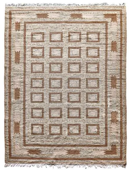 Diamond Carpets India, Ručně vázaný kusový koberec Guggenheim DESP P81 Brown Natural,