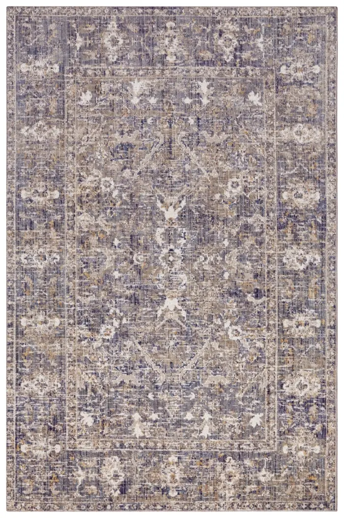 Hanse Home, Kusový koberec Cairo 105588 Port Said Cream Blue – na ven i na doma, 200x280, modrá, chodba / předsíň