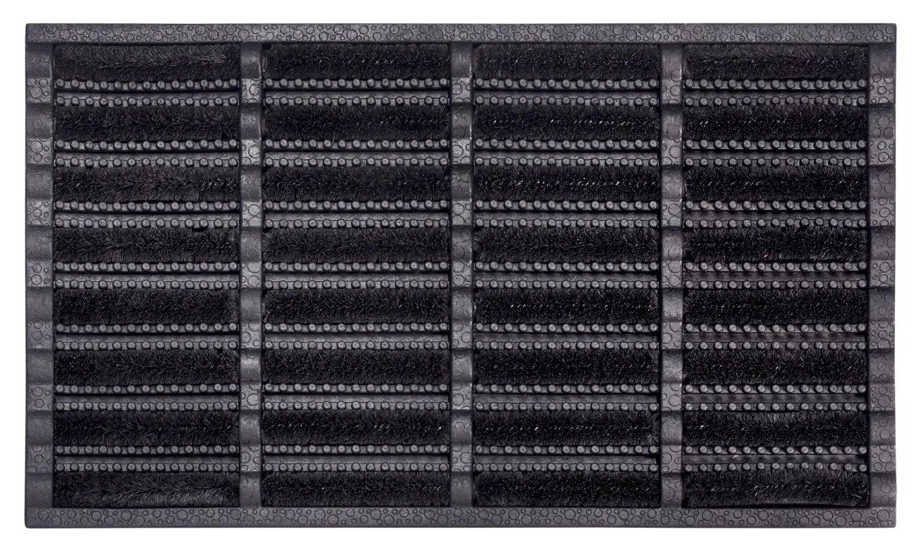 Hanse Home, Venkovní čistící rohož Mix Mats Brushes 105648 Black - na ven i na doma,