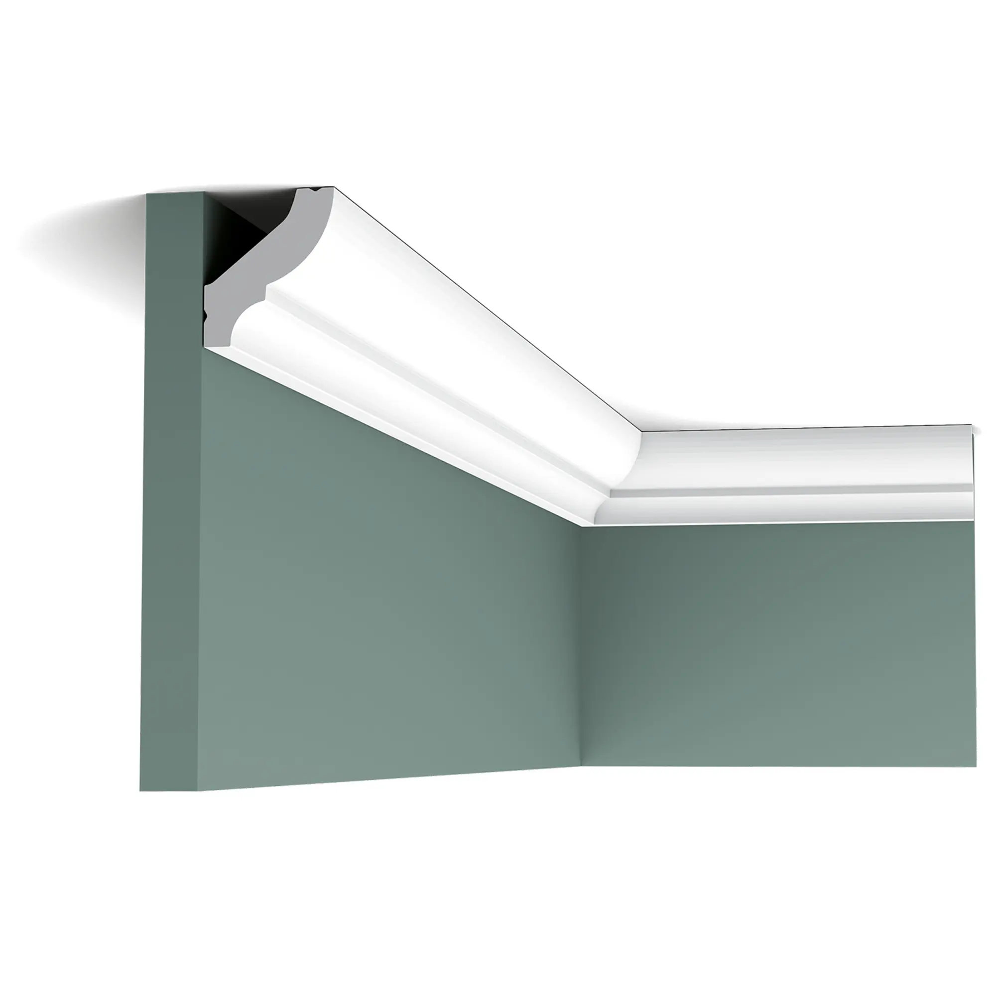ORAC Decor, ORAC stropní lišta CB501 elegantní 2 m, 2000x41x35 mm, bílá