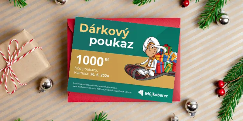 MK Original: Produkty s rodokmenem Dárkový poukaz Můjkoberec -