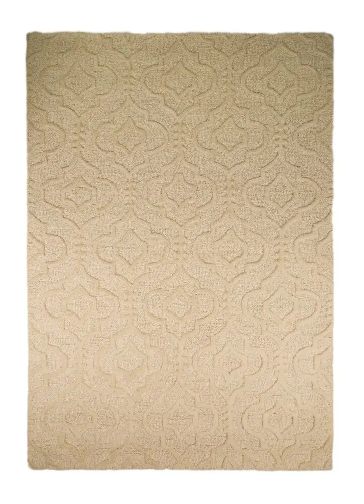 Flair Rugs, DOPRODEJ: 120x170 cm Kusový koberec Moorish Marrakech Cream, 120x170, bílá, chodba / předsíň