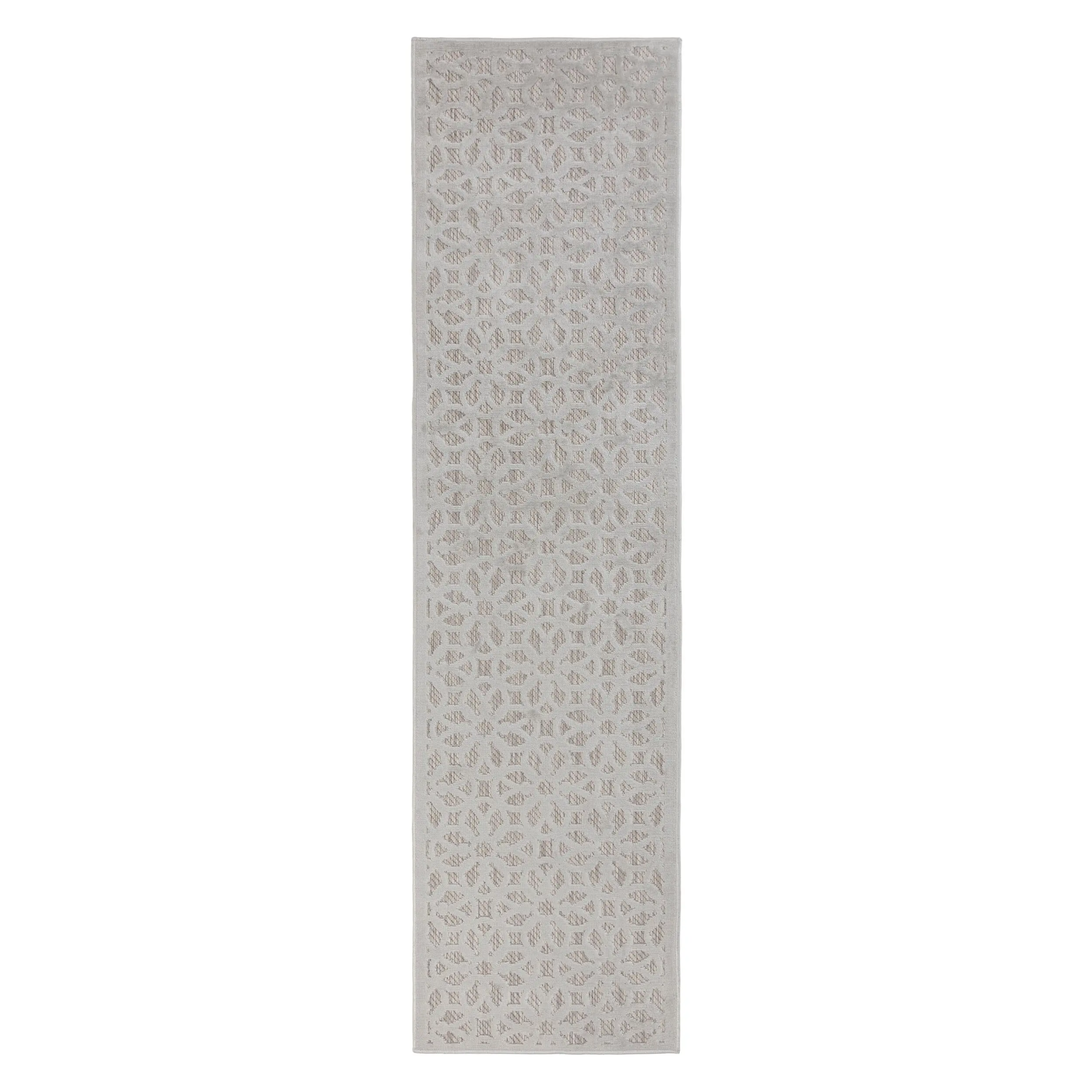 Běhoun Piatto Argento Silver – na ven i na doma 66x230 cm