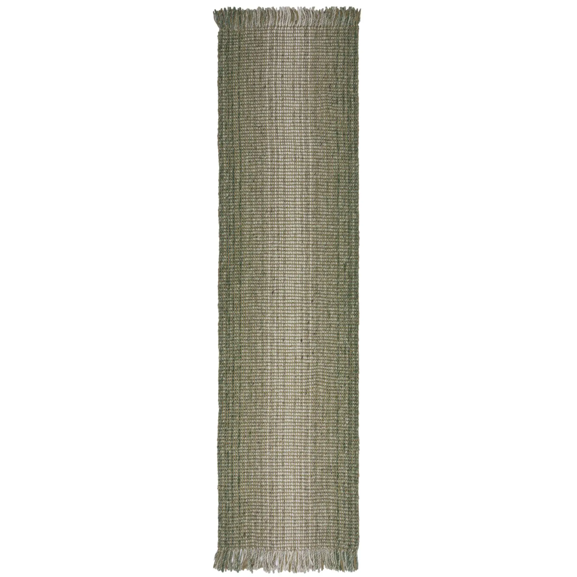 Flair Rugs, Běhoun Mottle Jute Ombre Green, 60x230, zelená, chodba / předsíň