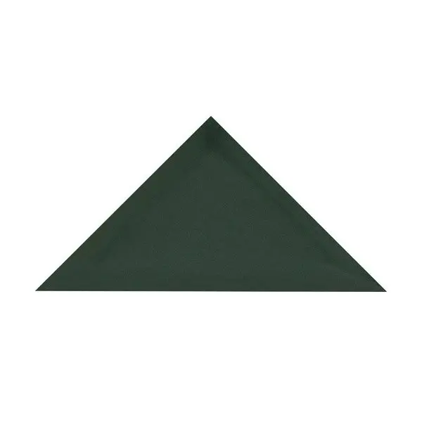 Egibi Čalouněný akustický panel nástěnný Riwiera 38 tm. zelená trojúhelník - Trojúhelník 3x30 cm