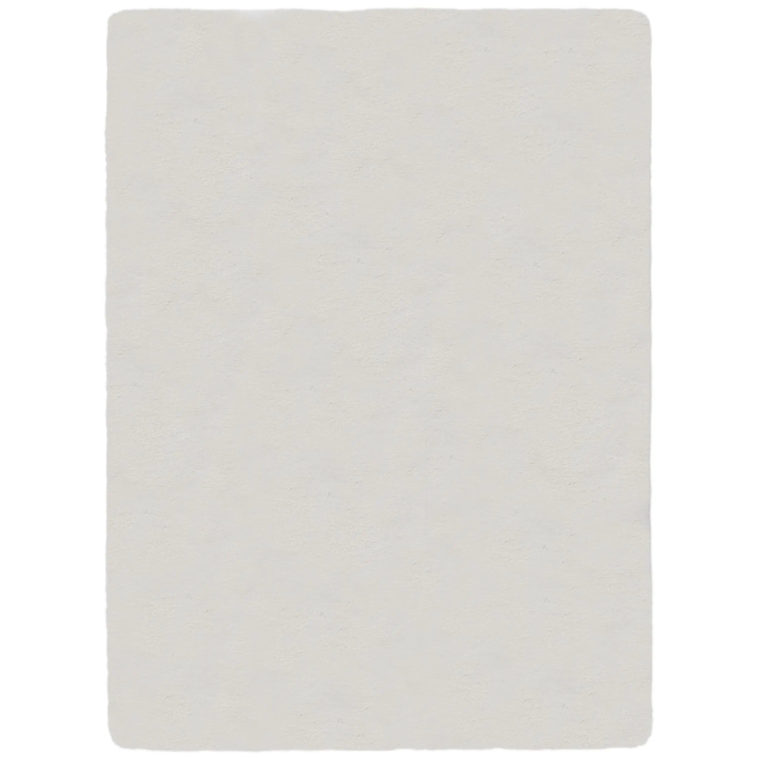 Flair Rugs, Kusový koberec Ivy Faux Fur Cream, 120x170, bílá, ložnice