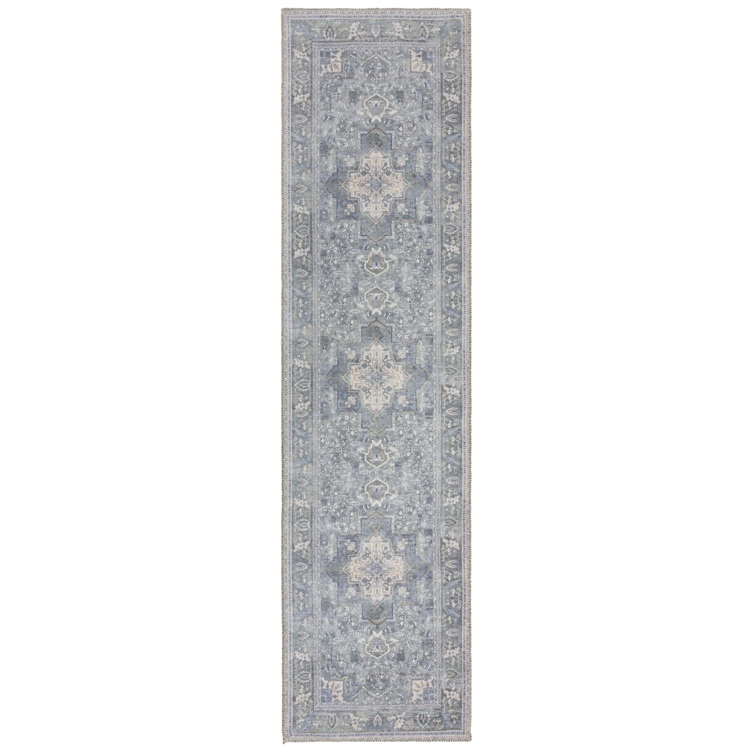 Flair Rugs, Běhoun Hebden Windsor Green, 60x230, zelená, ložnice
