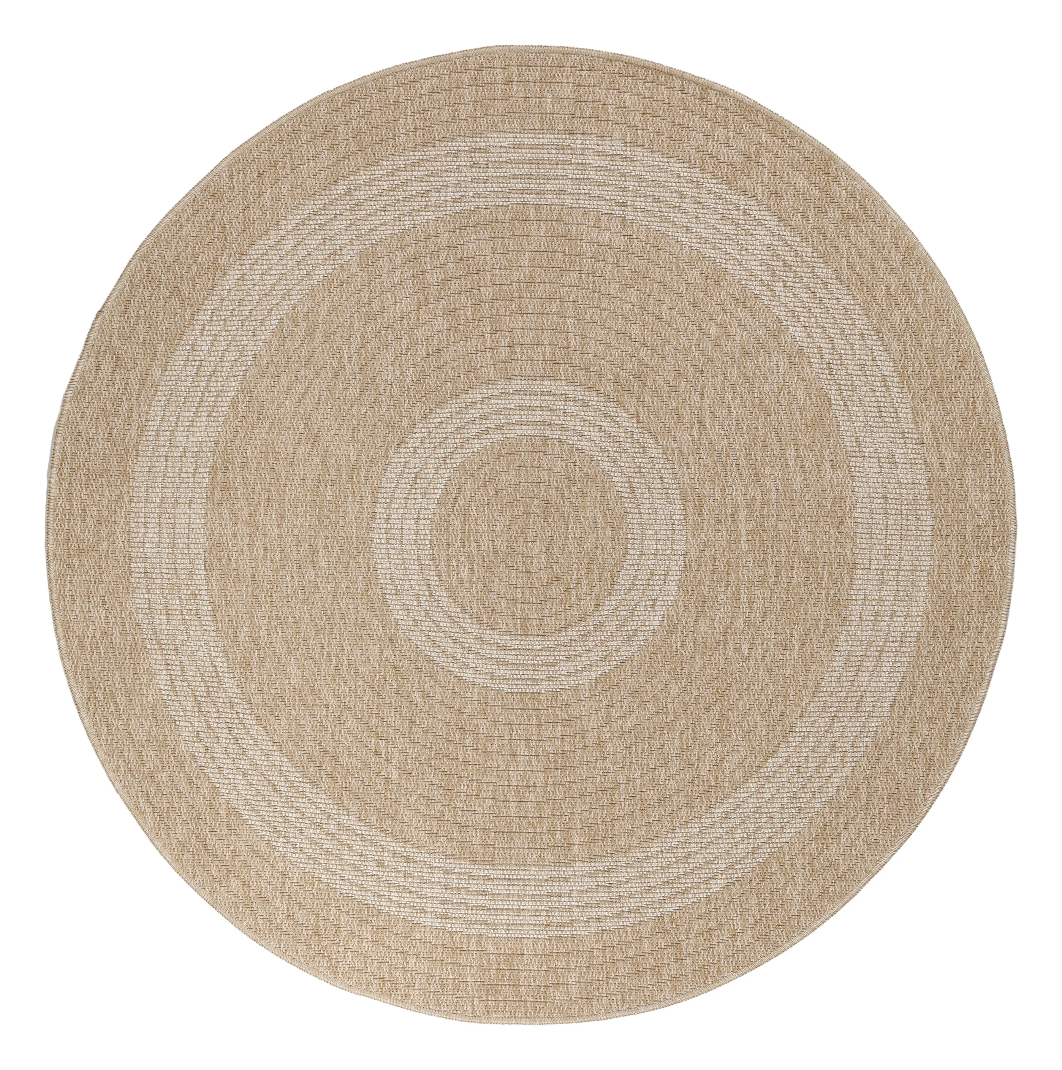 Ayyildiz, Kusový koberec Comilla 886 Beige kruh,